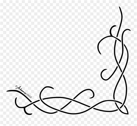 Download Corner Celtic Knot Pattern Simple Border Design