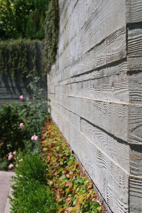 Board Formed Concrete Wall