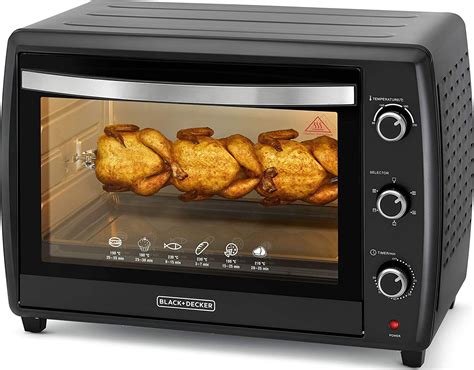 blackdecker  double glass multifunction toaster oven  rotisserie  toasting baking