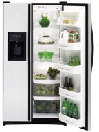 ge gsljfpbs    cu ft side  side refrigerator  tall lighttouch dispenser ge