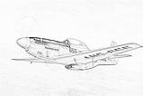 Coloring Mustang 51 Pages Sketch War Fighter Ii Plane American Planes Paintingvalley Filminspector sketch template