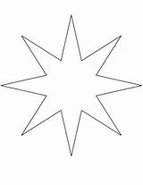 Star Point Coloring sketch template