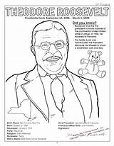 Roosevelt Coloring Pages Teddy Drawing Getcolorings Color Getdrawings sketch template