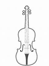 Violin Instruments Musical Music Kids Coloring Fun Line Pages Drawing Instrument Muziek Templates Thema Choose Board Getdrawings Craft Orkest Quilling sketch template