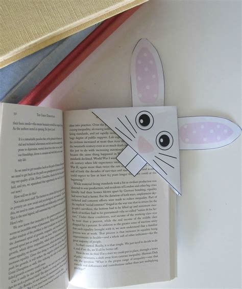 cute easter bunny bookmark easy     printables www
