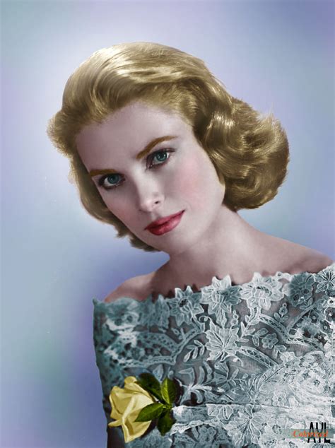 here is grace kelly colorized from a photo during her last year