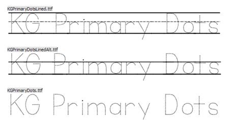 teaching tracing font