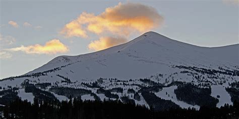 peak 8 at dusk breckenridge colorado photograph by