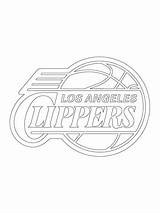 Coloring Los Clippers Logo Angeles Lakers Pages Drawing Printable Getdrawings Supercoloring Color Skyline sketch template