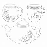 Teacup Tea Getdrawings sketch template