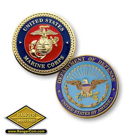 marine corps seal department  defense ranger coin store
