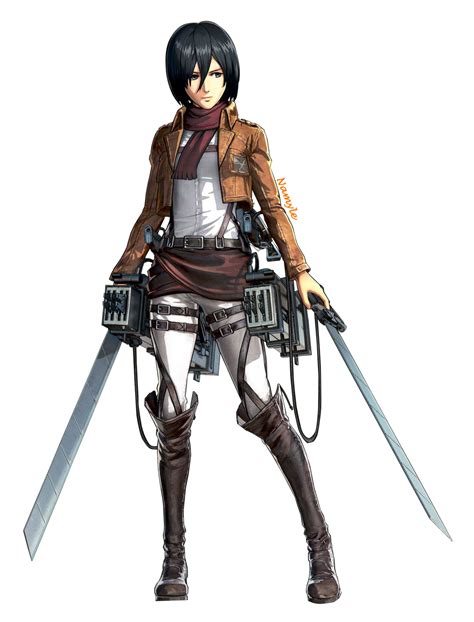 mikasa ackerman render  namyle  deviantart