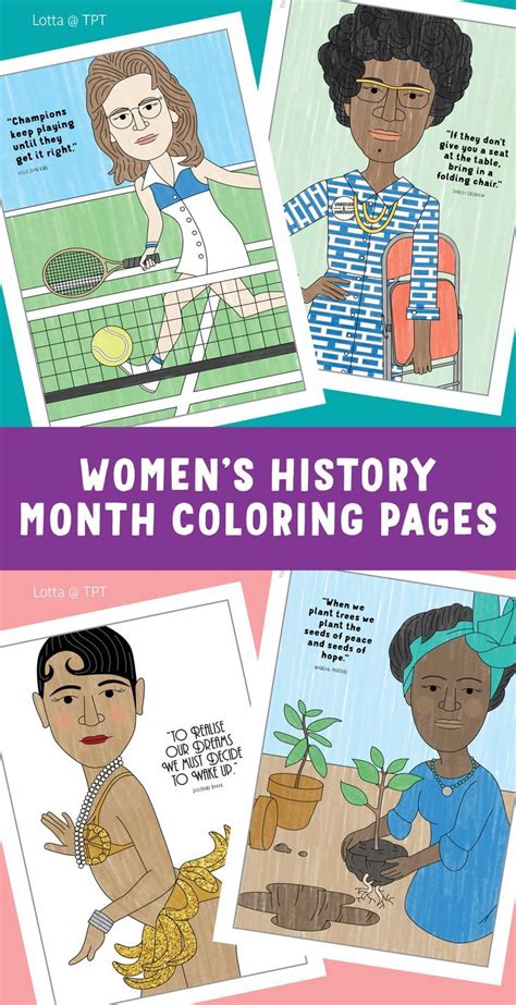 fun printable coloring pages celebrating famous women  history