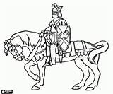 Ritter Caballo Rycerz Koniu Montando Cavalo Cavaleiro Cavallo Pferd Cavaliere Rycerze Kolorowanki Cavaleiros Cavalieri Caballeros Guerreiros Wojownicy Guerreros Guerrieri Cavaller sketch template