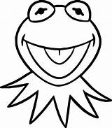 Kermit Frog Face Pages Drawing Coloring Muppets Colouring Easy Draw Drawings Cartoon Simple Happy Cute Cool Wecoloringpage Funny Clipart Elmo sketch template
