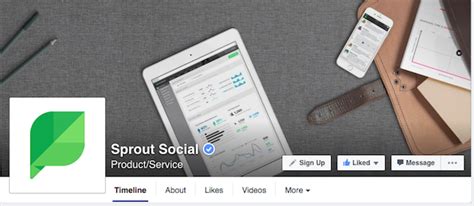 facebook fan page profile   difference sprout social