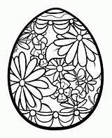 Coloring Easter Egg Pages Detailed Print Popular Gif sketch template