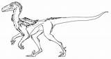 Raptor Coloring Pages Deinonychus Dinosaur Velociraptor Printable Drawing Jurassic Dino Blue Park Kavik Drawings Printables Getcolorings Getdrawings Outline Print Spinosaurus sketch template