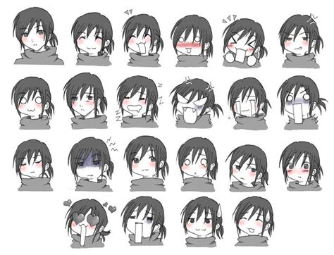 anime girl emotions  idaoki  deviantart