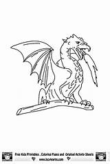 Coloring Pages Dragon Scary Cartoon Library Popular Clipart sketch template