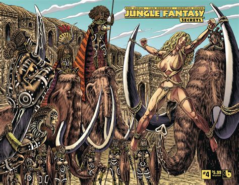 Jungle Fantasy Secrets 4 Variant Cover Wraparound