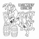 Kong Donkey Coloring Gorilla Pages Printable Books Q4 sketch template
