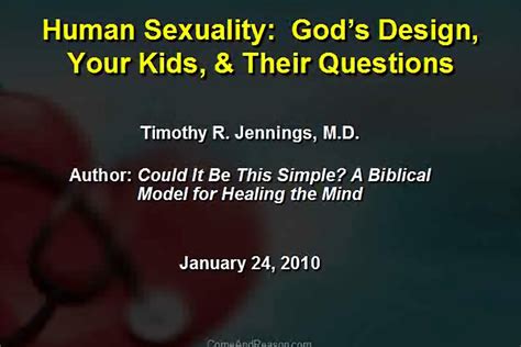 Human Sexuality Lecture Come And Reason Ministries
