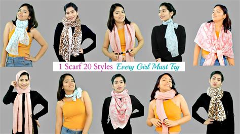 style  scarf   ways fashion hacks  girl