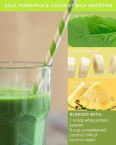 Green Smoothie Recipe With Pineapple And Coconut Milk