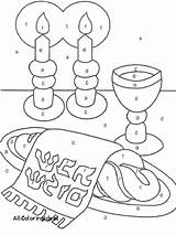 Shabbat Coloring Pages Table Getcolorings Printable Getdrawings Color Print sketch template