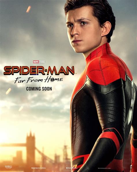 affiche du film spider man   home photo  sur  allocine