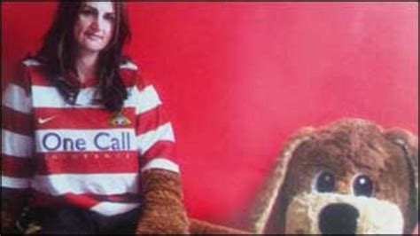 Doncaster Rovers Mascot Sacked For Underwear Pose Bbc News