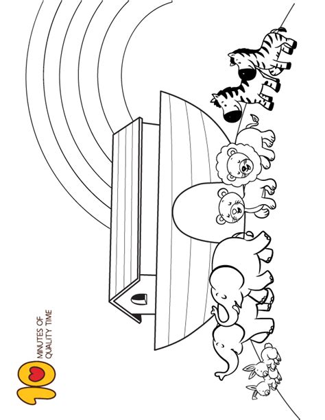 noahs ark coloring page preschool  svg file cut cricut