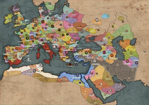 Grand Campaign Map Image Ancient Empires Attila Total