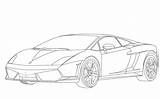 Lamborghini Mobil Mewarnai Sketsa Gallardo Huracan Kartun Mewah Balap Performante Expensive Keren Belajar Spyder sketch template