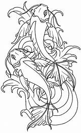 Coloring Pages Koi Heaven Go Fish Dog Japanese Printable Getcolorings Color Getdrawings Popular sketch template
