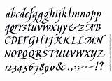 Italic Kalligrafie Alfabet Handwriting Menukaart Flourished Kalligraferen Exemplars Script Tafeldekken Blogo Cijfers Copperplate Ludwig sketch template