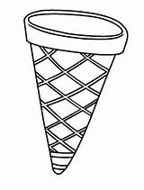 Cone Coloring Helado Sorvete Icecream Getcolorings Cono Eistüte Malvorlagen Cool2bkids Eiscreme Eis sketch template