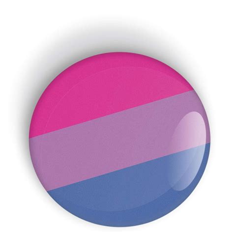 Bisexual Pride Flag Pin Badge Button Fridge Magnet Or