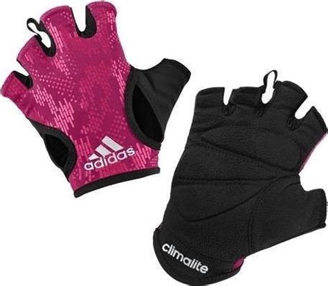 bolcom adidas fitness handschoenen dames zwartroze