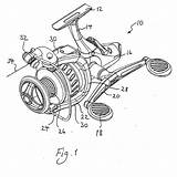Fishing Reel Drawing Patent Getdrawings sketch template