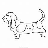 Coloring Dachshund Colorare Disegni Hound Bassotto Bassett Webstockreview sketch template
