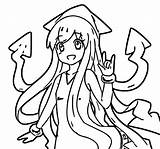 Coloring Squid Girl Wecoloringpage Pages sketch template