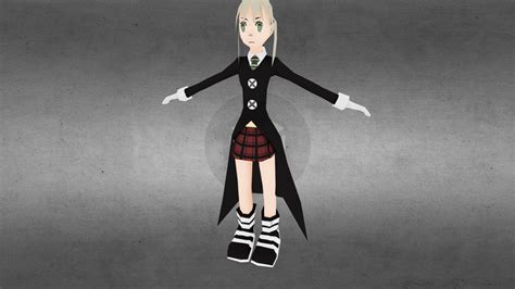 maka albarn from soul eater anime download free 3d model by onmioji