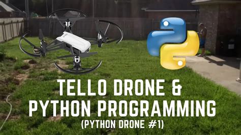 tello drone  python programming  python drone  youtube