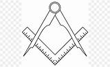 Masonic Compasses Freemasonry Symbol Illuminati sketch template