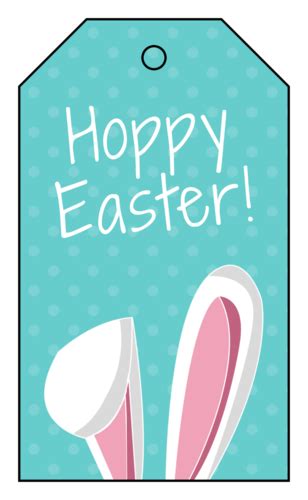 top   gifts  happy easter bunny ear template  festive