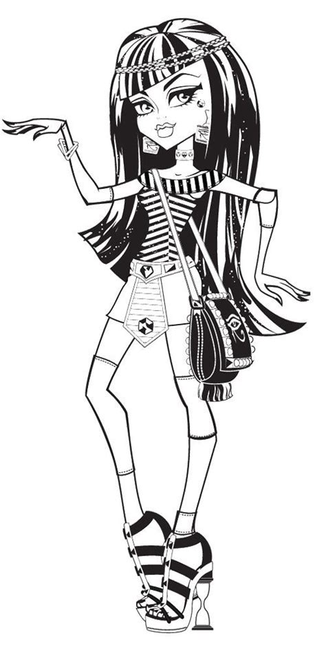 monster high monster high coloring pages color monster