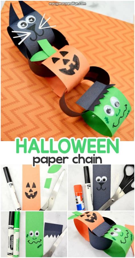 halloween paper chains easy peasy  fun