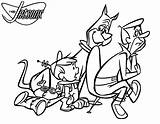 Coloring Jetsons Wecoloringpage Cartoon sketch template